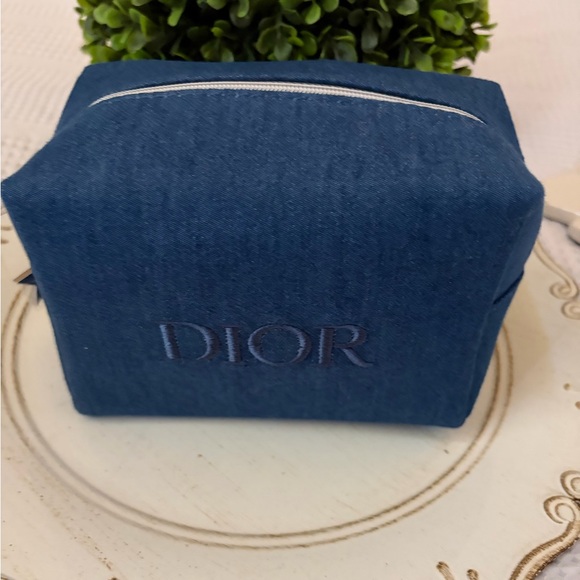 Dior Denim Blue Makeup Bag - Picture 3 of 7